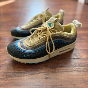 Nike Air Max 1/97 Sean Wotherspoon Multicolor Corduroy Sneakers | Size 9.5